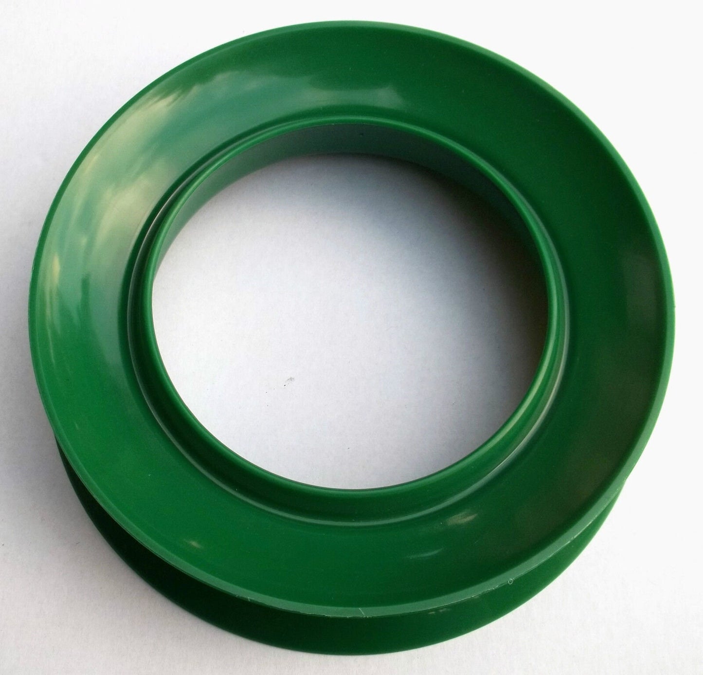 1 Hand Reel YOYO fishing casting vintage kite line plastic (made in US) GREEN 9" round